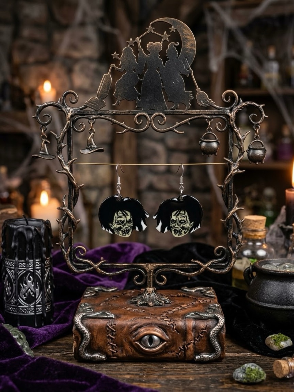 “Billy Butcherson” Hocus Pocus Zombie Undead Walking Dead Cursed Stitched Dangle - Picture 6 of 7
